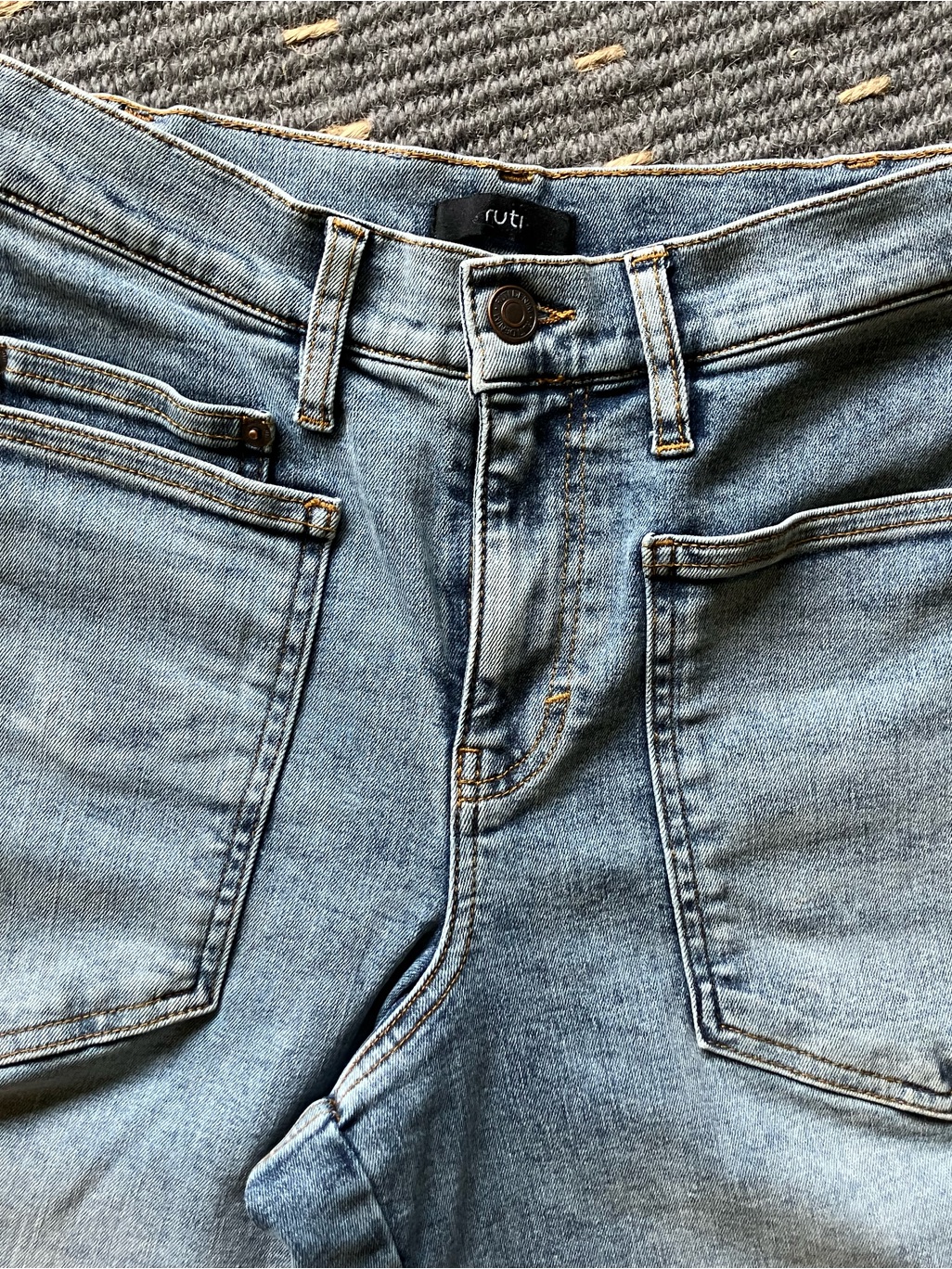 Ruti Women's The Slouchy Jeans 2.0 Size 4 In Vintage Wave Wash